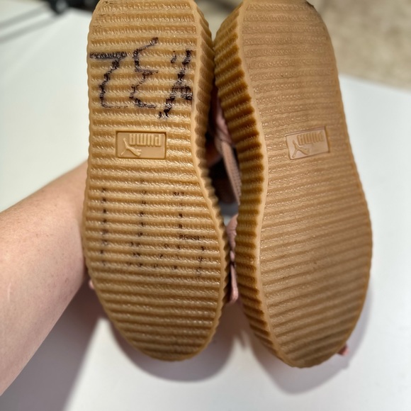 Fenty By Rihanna X Puma Pink Bow Creeper Chunky Platform Wrap Up Sneakers 6.5 - Picture 16 of 16